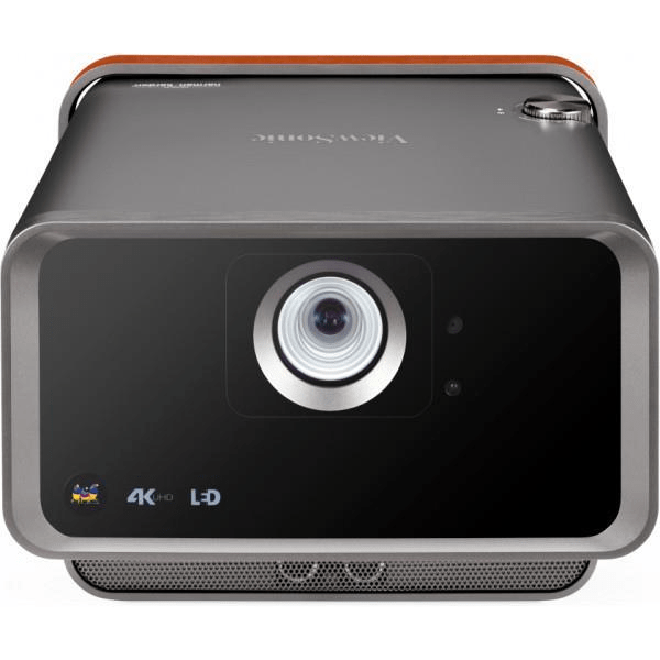 ViewSonic X10-4K Data Projector 2400 ANSI Lumens LED 2160p (3840x2160) 3D Desktop Projector Black and Brown