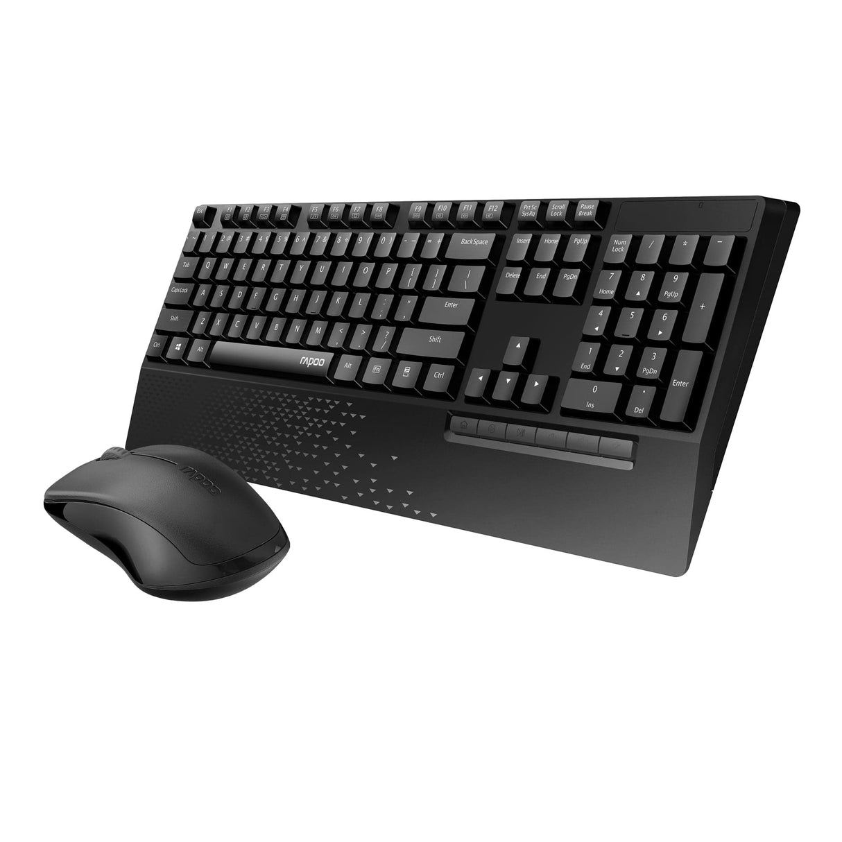 Rapoo Wireless Keyboard and Mouse Black X1960