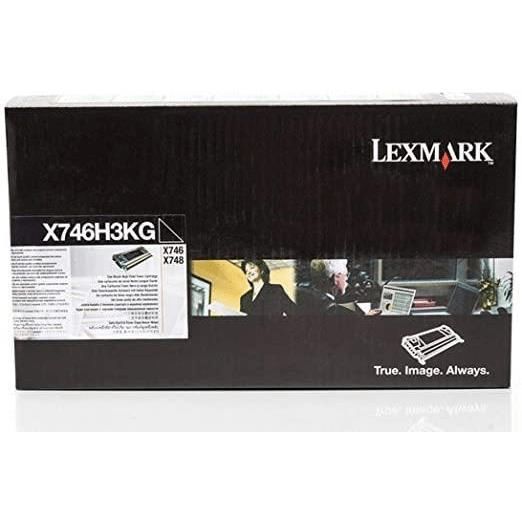 Lexmark X746H3KG Black Toner Cartridge 12,000 Pages Original Single-pack