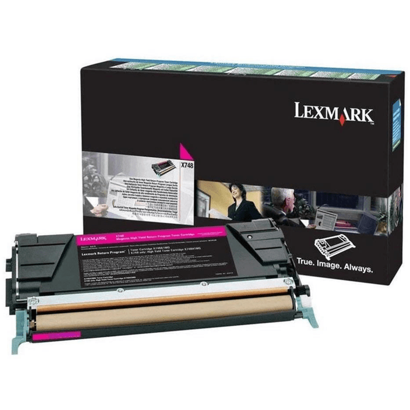 Lexmark X748H3MG Magenta Toner Cartridge 10,000 Pages Original Single-pack