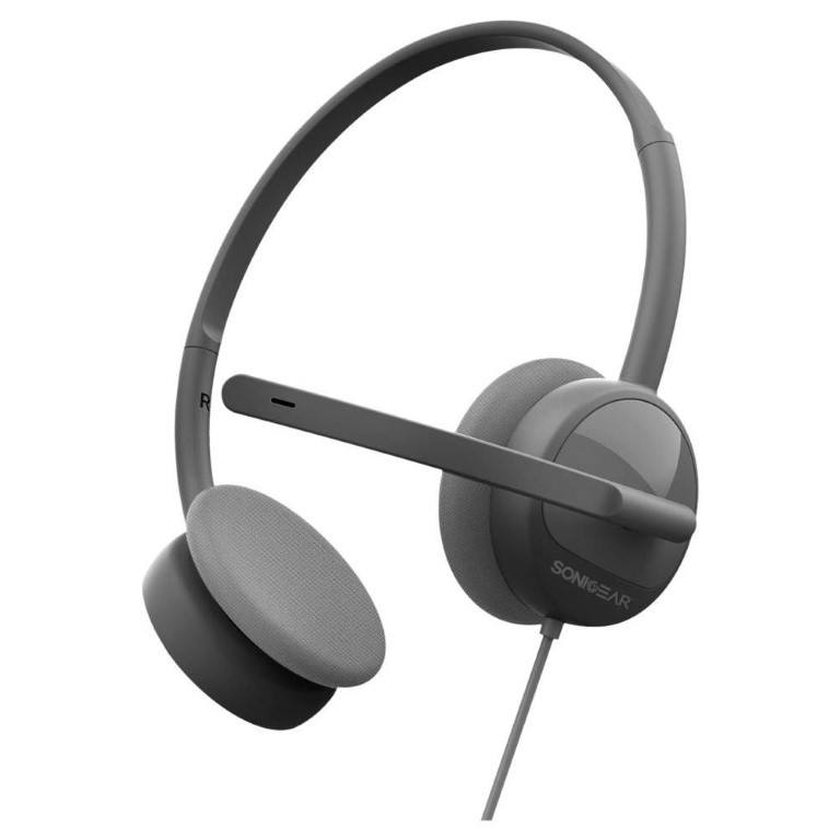 SonicGear Xenon 1 Headset with Microphone Dark Grey XENON1GRY