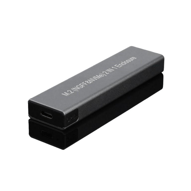 Mecer XF25SD-04 2-in-1 Type-C External M.2 SSD Enclosure