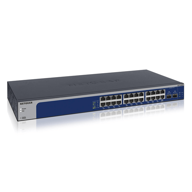 Netgear XS724EM 24-port Managed Switch L2 10G Ethernet Blue/Grey 1U XS724EM-100EUS