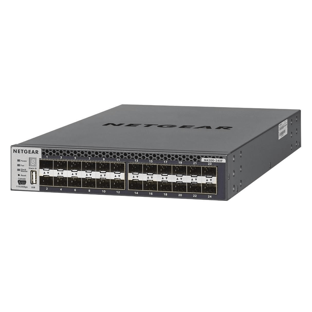 Netgear M4300-24XF Managed Switch L3 10-Gigabit Ethernet Black Grey 1U XSM4324FS-100NES
