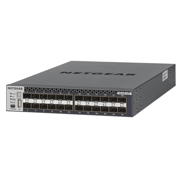 Netgear M4300-24XF Managed Switch L3 10-Gigabit Ethernet Black Grey 1U XSM4324FS-100NES
