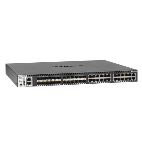 Netgear M4300-24X24F Managed Switch L2/L3/L4 10-Gigabit Ethernet 1U Black XSM4348S-100NES