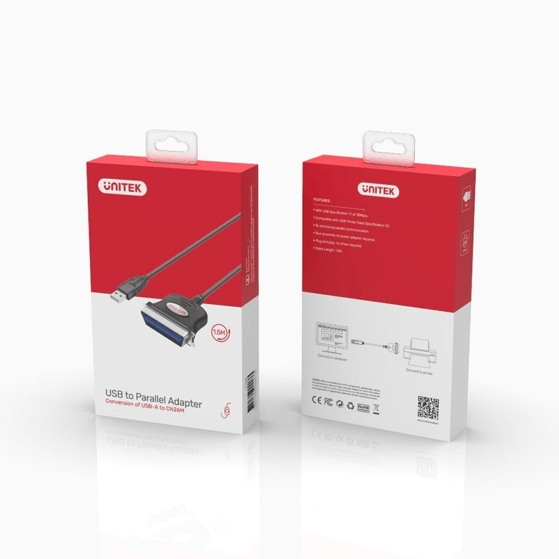 Unitek USB to Parallel CN36 Cable Y120