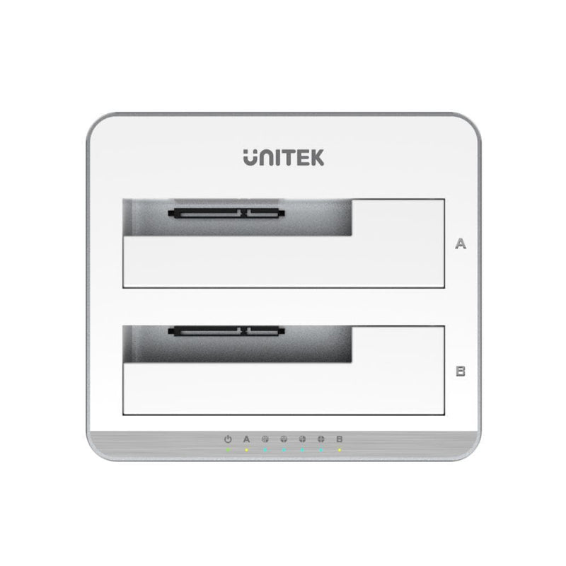 Unitek USB3.1 to SATA6G 2.5/3.5-inch Dual Bay Station with Offline Clone Function Y-3027