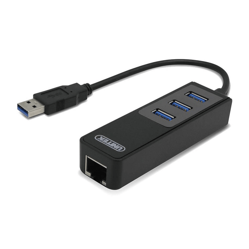 Unitek Y-3045 USB 3.0 3-Port with Gigabit Ethernet