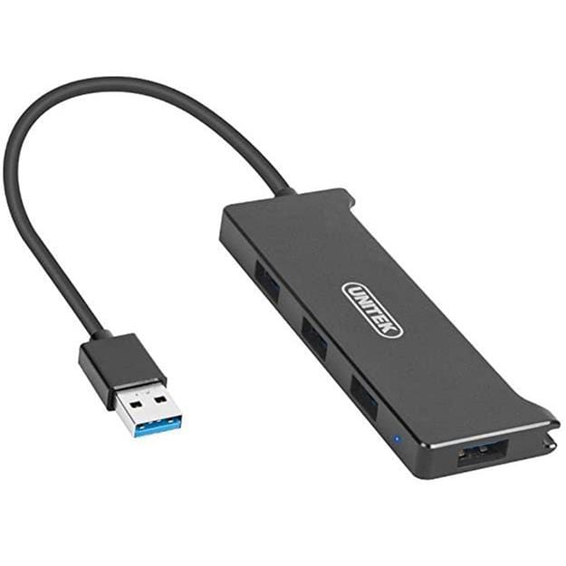 Unitek USB3.0 4-port Hub Black Y-3145BK