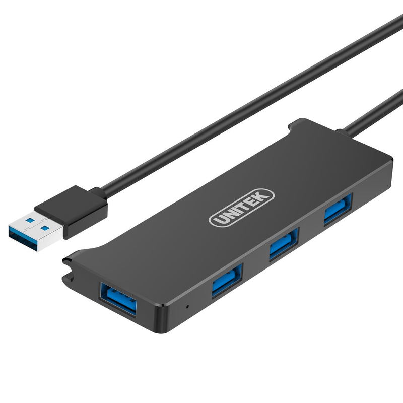 Unitek USB3.0 4-port Hub Black Y-3145BK