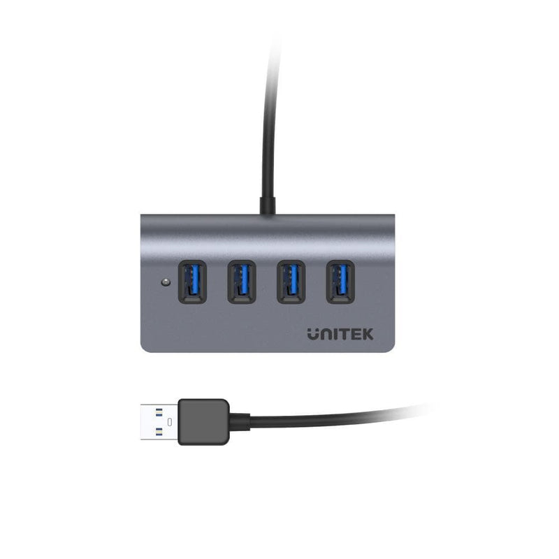 JayBird Y-3186 Interface Hub USB 3.2 Gen 1 (3.1 Gen 1) Type-A 5000 Mbit/s Grey