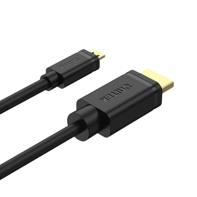 Unitek 2m 4K 60Hz High Speed Micro HDMI to HDMI 2.0 Cable Y-C182
