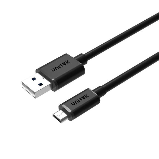 Unitek USB 2.0 to Micro USB Charging Cable Bundle Pack (2 x 0.3M and 3 x 0.2M) Y-C4007BK