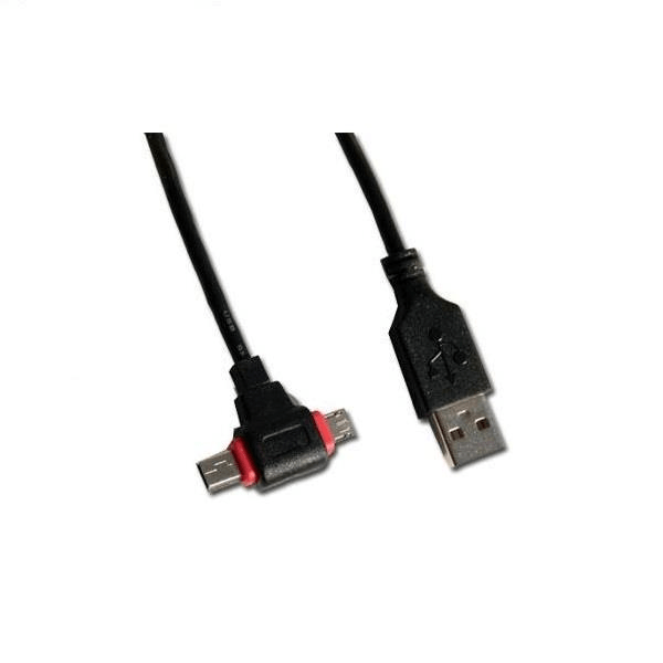 Unitek 1m USB A-M to Mini + Micro B Male Y-C423