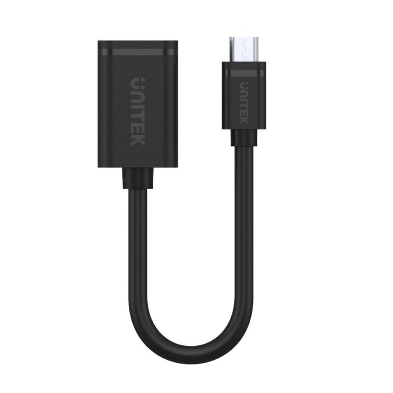 Unitek 20cm Micro USB to USB-A OTG Adapter (USB 2.0) Y-C438