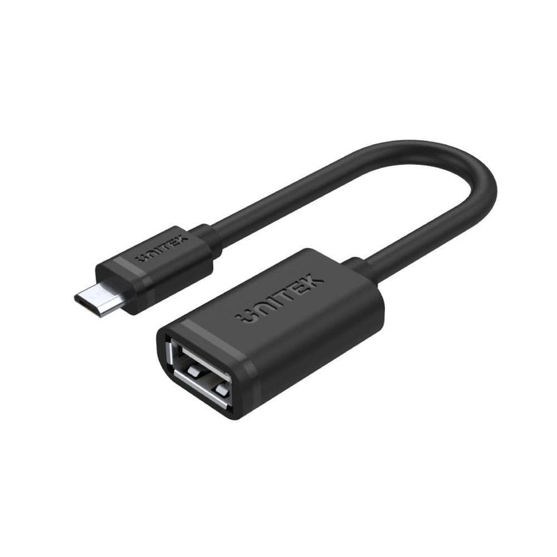 Unitek 20cm Micro USB to USB-A OTG Adapter (USB 2.0) Y-C438
