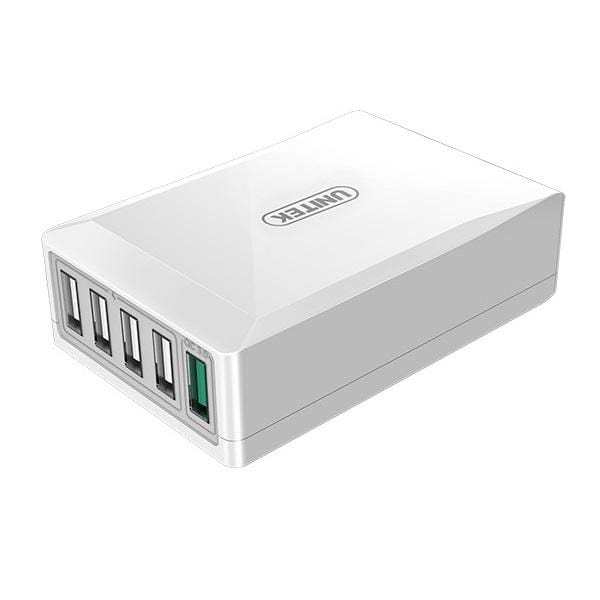 Unitek 40W 5-port USB Smart Charger QuickCharge3.0 Y-P545