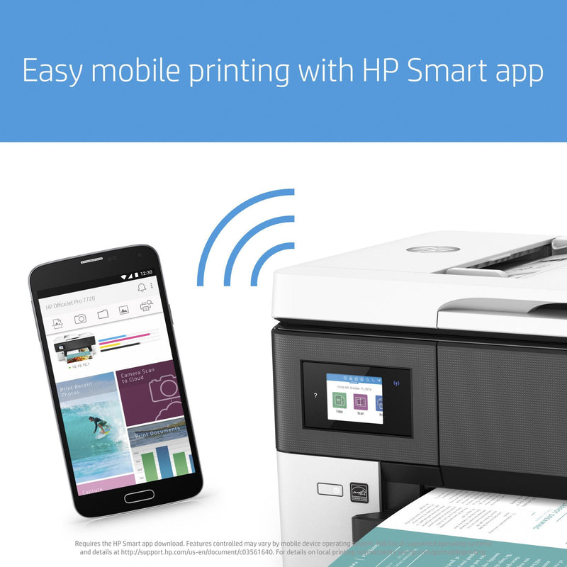 HP OfficeJet Pro 7720 A3 Multifunction Colour Inkjet Business Printer Y0S18A