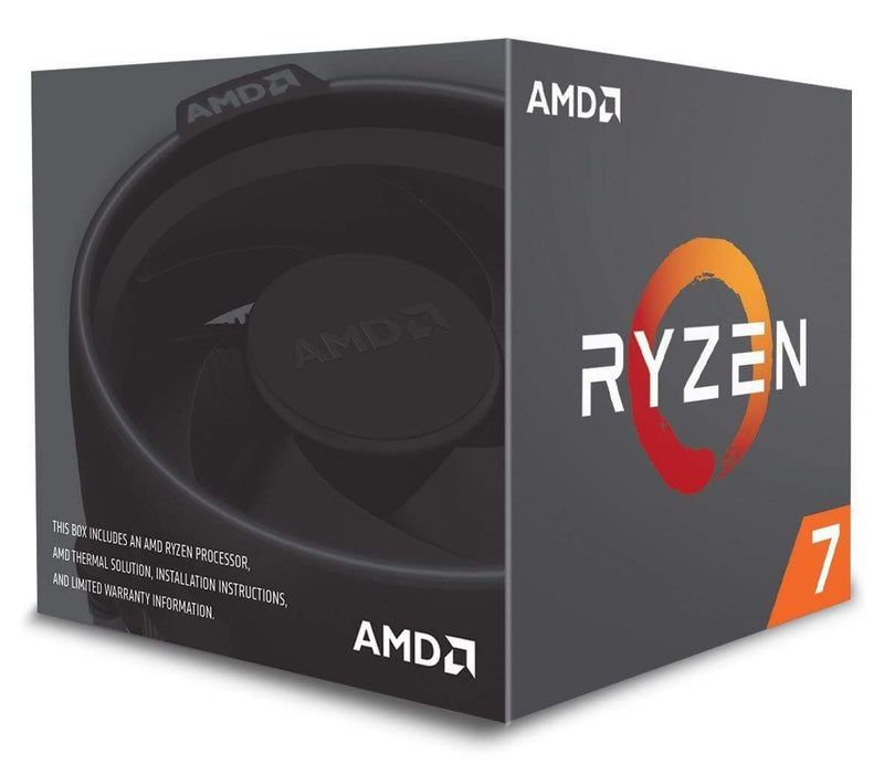 AMD Ryzen 2700X CPU - AMD Ryzen 7 8-core Socket AM4 3.7GHz Processor YD270XBGAFBOX