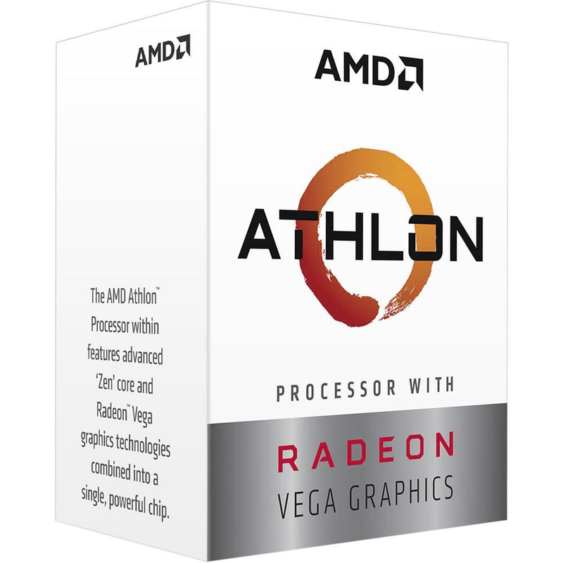 AMD Athlon 3000G CPU - 2-core Socket AM4 3.5GHz Processor YD3000C6FHBOX