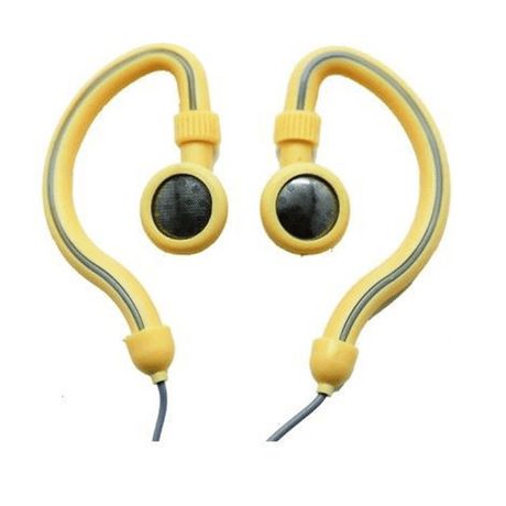 Geeko Innovate Hook On Ear Dynamic Stereo Earphones Cream YESHSP-101-CRM