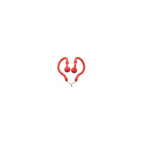 Geeko Innovate Hook On Ear Dynamic Stereo Earphones Red YESHSP-101-RED