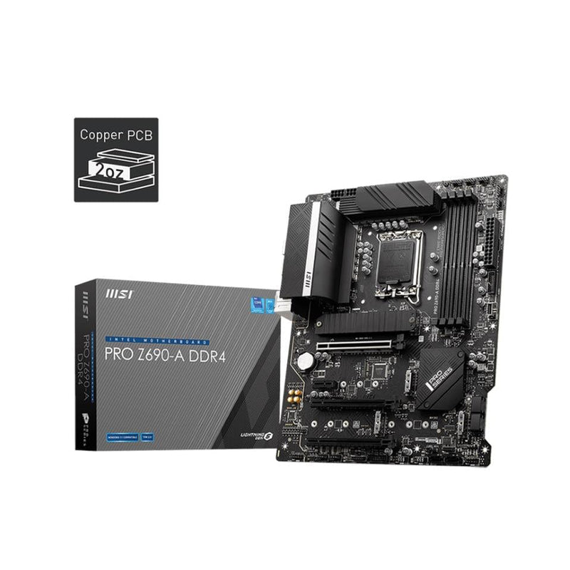 MSI Pro Z690-A DDR4 Intel LGA 1700 ATX Motherboard Z690-A DDR4