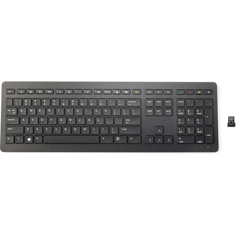 HP Z9N39AA Keyboard RF Wireless Black